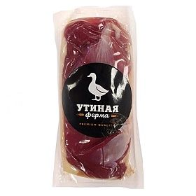 Грудка утки сырокопченая, ~200г, Птицефабрика Павловская