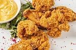 Крылышки куриные в панировке, Золотые, 12 кг, зам., Атлантис