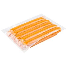 Сосиски для хот-дога свиные вареные 75г (170 мм/ d 24 мм) Австрийские, 750г зам.