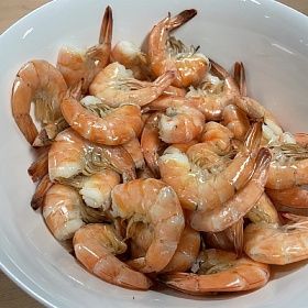 Креветки без головы во льду 26/30  1,8кг зам., Индонезия