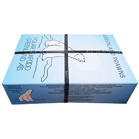 Креветки северные с головой 80/100 бортовая заморозка  5кг Polar, Гренландия
