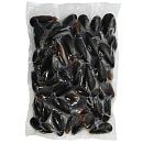 Мидии в голубых раковинах варено-мороженые 40/60  1кг, Чили