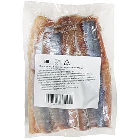 Сельдь филе без кожи слабосоленое Идас 500г зам. Сельдь филе без кожи слабосоленое Идас 500г зам.