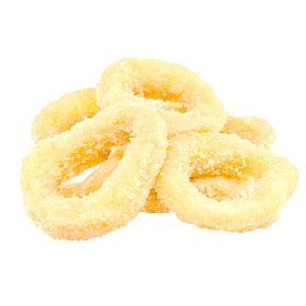 Кальмар кольца в белой панировке 1 кг AQUAMARR зам. , Китай Кальмар кольца в белой панировке 1 кг AQUAMARR зам. , Китай