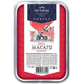 Икра Масаго красная Путина 500г зам.