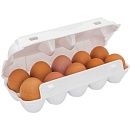 Яйцо куриное 1 категории мытое с защитным покрытием 200 шт (10 шт х 20 упак) Тульское