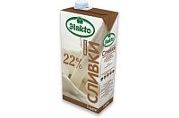Сливки ультрапастеризованные 22% Элаkto 1л