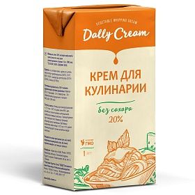 Сливки растительные 20% Dally 1 л