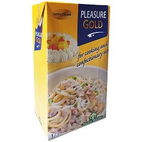 Сливки смешанные 33,4% Pleasure Gold 1л, Малайзия