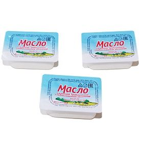 Масло сливочное Традиционное порционное 82,5% (10г х 200 шт) зам.