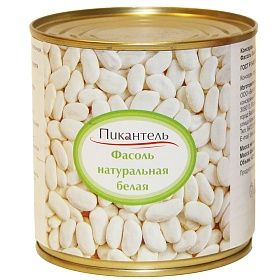 Фасоль белая  400г ПИКАНТЕЛЬ