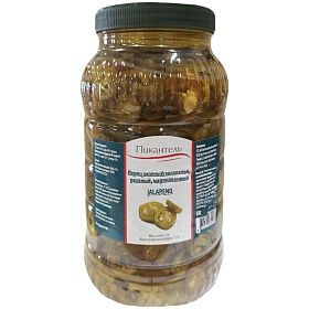 Перец Халапеньо средне-острый кольца 3 кг, ПИКАНТЕЛЬ, Турция Перец Халапеньо средне-острый кольца 3 кг, ПИКАНТЕЛЬ, Турция