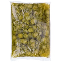 Огурцы маринованные резаные кольца 9 кг (1,8кг х 5 шт)