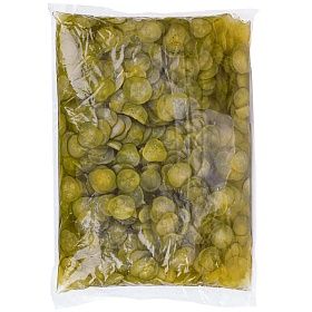 Огурцы маринованные резаные кольца 9 кг (1,8кг х 5 шт)