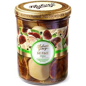 Грибы белые маринованные 400г Грибной Дождь