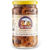 Грибы Лисички маринованные 350г, Царь Берендей