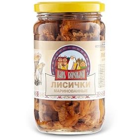Грибы Лисички маринованные 350г, Царь Берендей