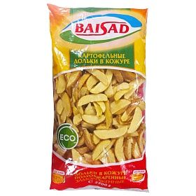 Картофельные дольки в кожуре Байсад, 2,5кг зам.