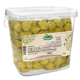 Оливки с косточкой Халкидики гигант 70/100, 5,9 кг, Ficacci, Италия