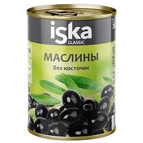Маслины без косточки калибр 340/360  300 мл, Iska, Испания