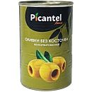 Оливки без косточки, калибр 280/320 - 425 мл PICANTEL BASIC, Египет