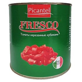 Томаты резаные кубиками - 2,5кг, PICANTEL Fresco, Италия