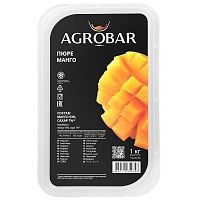 Пюре из манго с сахаром Agrobar 1кг зам.