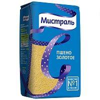 Пшено шлифованное золотое Мистраль 900 г