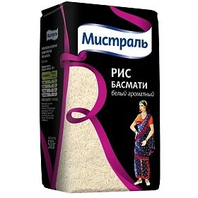 Рис Басмати Мистраль 500г