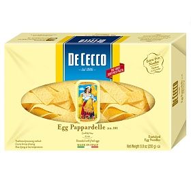 Паппарделле яичная № 101 DE CECCO 250г, Италия