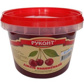 Джем вишневый 0,9кг Руконт