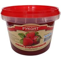 Джем клубничный 0,9кг Руконт