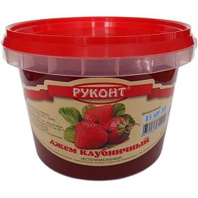 Джем клубничный 0,9кг Руконт Джем клубничный 0,9кг Руконт