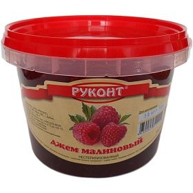 Джем малиновый 0,9кг Руконт