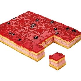 Торт птифур Ягодный блюз (70 порций/ 2 кг) Кристоф Торт птифур Ягодный блюз (70 порций/ 2 кг) Кристоф