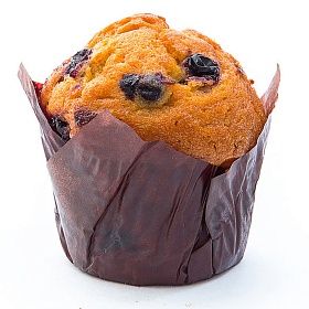 Маффин ванильный с черникой 2,7кг (90 г х 30 шт) в инд. упак. зам.