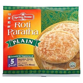 Лепешка Роти Парата d 7-дюйм (18 см) 325г (65г х 5 шт) зам., Сингапур