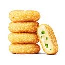 Медальоны сырные Моцарелла с Халапеньо в панировке (~21г) 1 кг, зам., Фрост-А