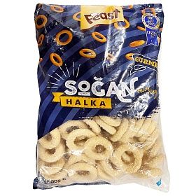 Кольца из лука в панировке 9кг (1,5кг х 6 шт)  Feast зам., Турция