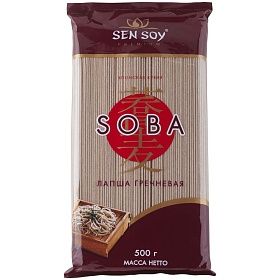 Лапша гречневая Soba Сэн Сой 500г, Китай