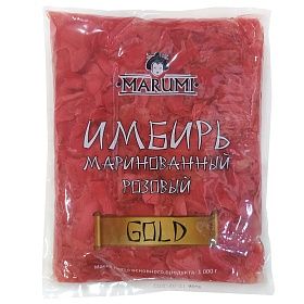 Имбирь розовый маринованный Marumi Gold 1,5кг, Китай Имбирь розовый маринованный Marumi Gold 1,5кг, Китай