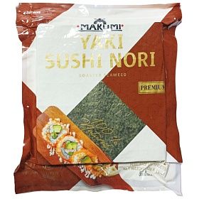 Водоросли Нори жареные MARUMI 100 листов 230г, Корея Водоросли Нори жареные MARUMI 100 листов 230г, Корея
