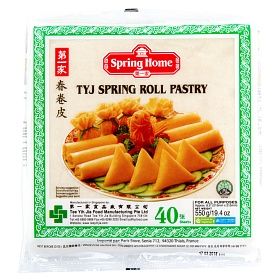 Тесто (лепешки) для Спринг Роллов (215х215 мм) 550г зам., Сингапур