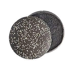 Булочка для бургера чёрная 125мм (89г х 24 шт) Bagerstat Foodservice зам., Россия