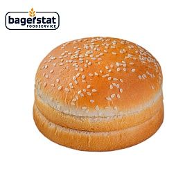 Булочка для бургера с кунжутом тройная 100 мм (75г х 24 шт) Bagerstat Foodservice зам., Россия