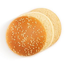 Булочка для бургера с кунжутом тройная 100 мм (75г х 24 шт) Bagerstat Foodservice зам., Россия