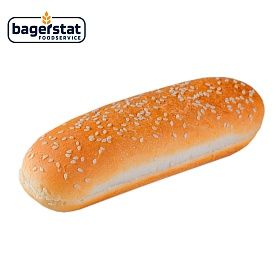 Булочка для датского хот-дога с кунжутом 170 мм (60г х 36 шт) Bagerstat Foodservice зам., Россия