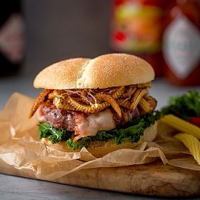 Булочка для бургера Солнечная 114 мм (72г х 30 шт) Bagerstat Foodservice зам., Россия