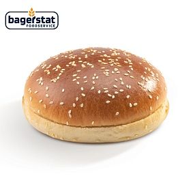 Булочка для бургера Глейз с кунжутом 125 мм (82г х 24 шт) Bagerstat Foodservice зам., Россия Булочка для бургера Глейз с кунжутом 125 мм (82г х 24 шт) Bagerstat Foodservice зам., Россия