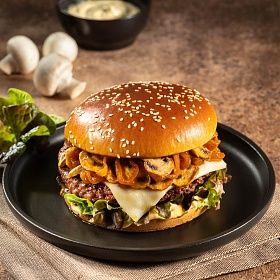 Булочка для бургера Глейз с кунжутом 125 мм (82г х 24 шт) Bagerstat Foodservice зам., Россия Булочка для бургера Глейз с кунжутом 125 мм (82г х 24 шт) Bagerstat Foodservice зам., Россия